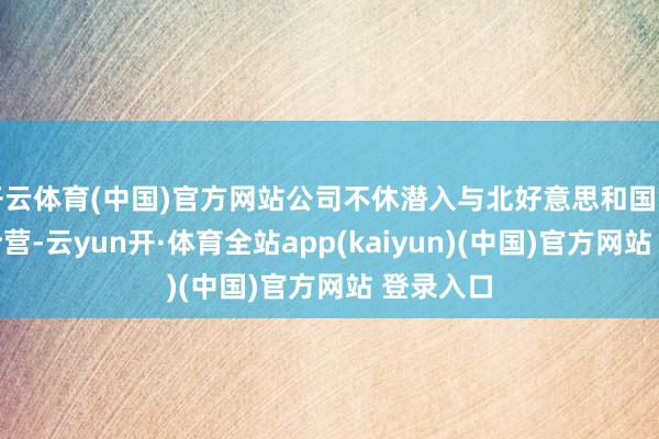 开云体育(中国)官方网站公司不休潜入与北好意思和国内大客户合营-云yun开·体育全站app(kaiyun)(中国)官方网站 登录入口